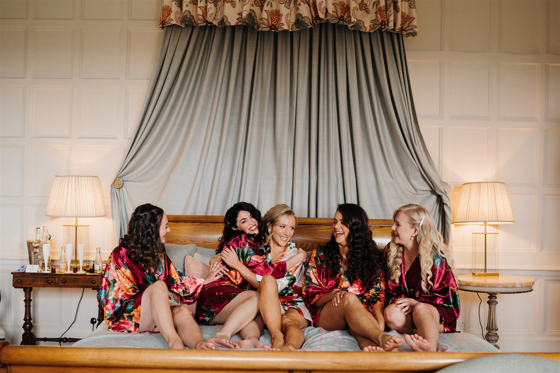 Autumn Bridal Party Gowns