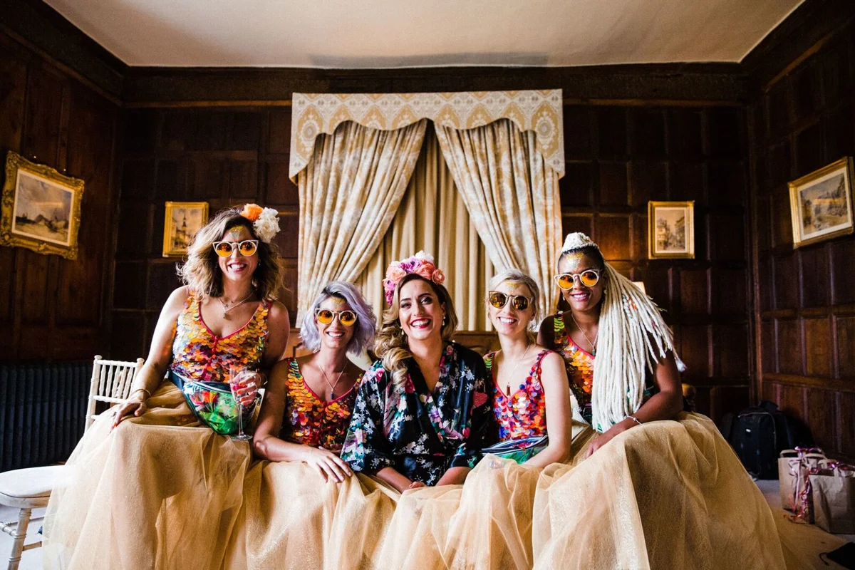 TTWWR Festival Wedding Style Sequins Glitter
