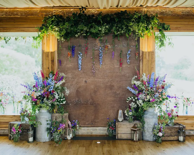 Wedding Style Flower Wall Trends