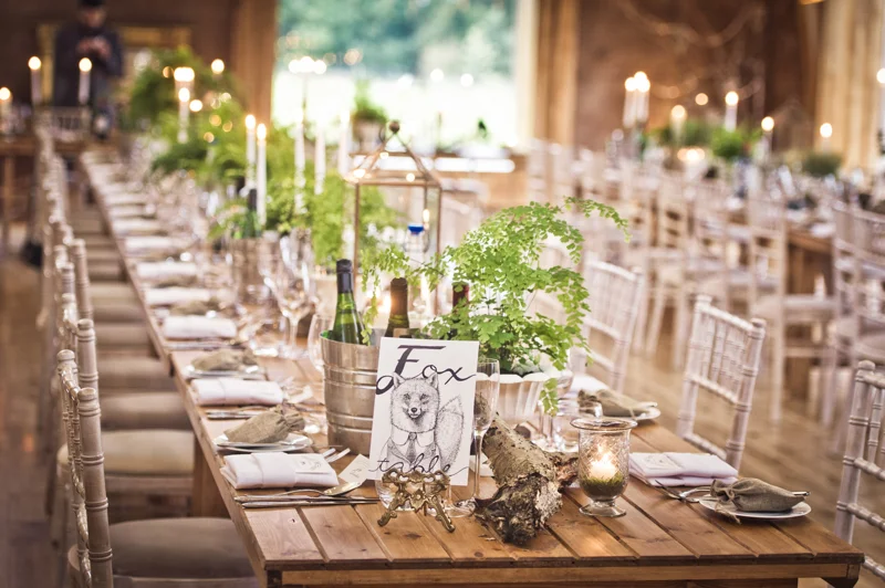 Wedding Table Ideas Without Flowers