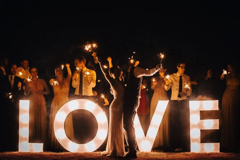 Jamesfear Sparklers Giant Letters Lights