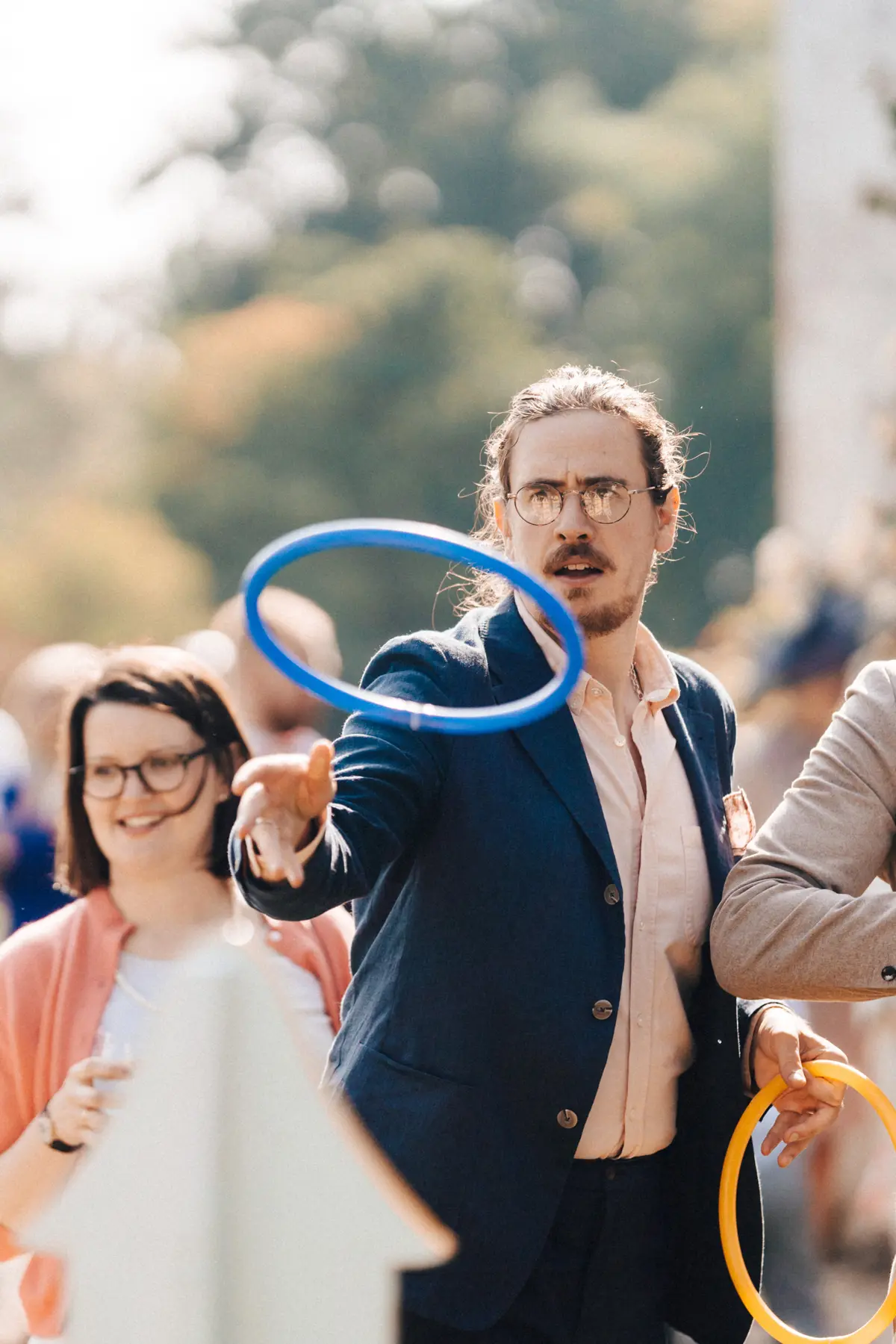 Outdoor wedding games for September weddings