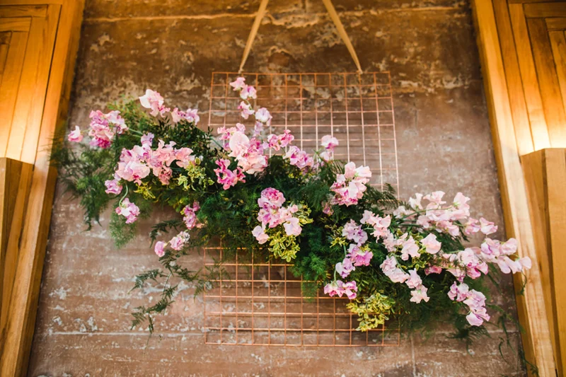 22Floral Backdrop Wall Wedding