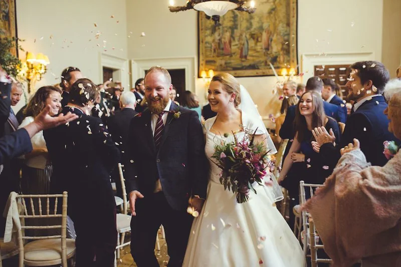 Just Married Confetti Wedding