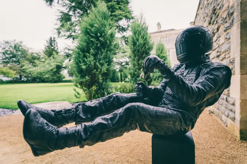 Ayrton Senna Bronze Model Mclaren