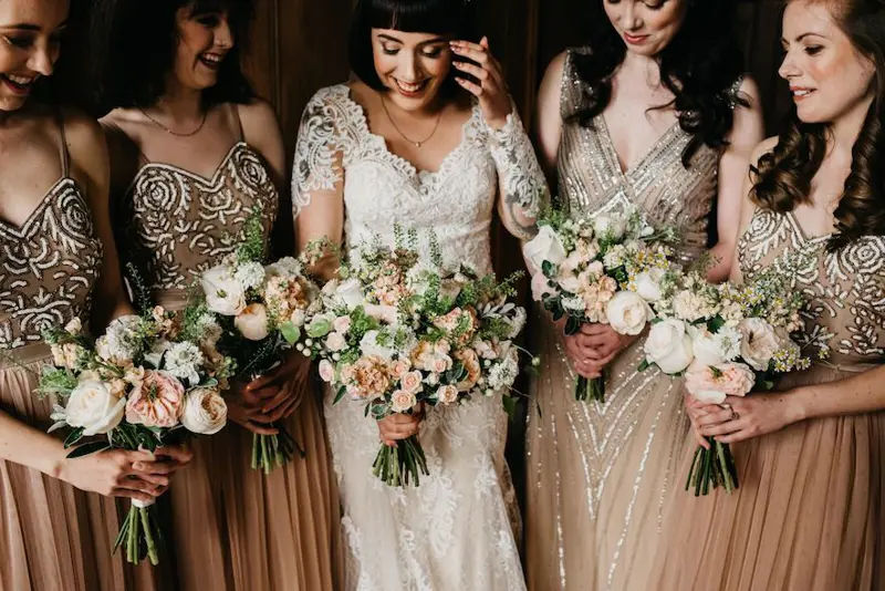 Spring Wedding Pinks Sequins