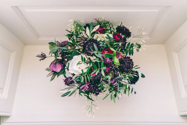 Autumn Wedding Bouquet Purple