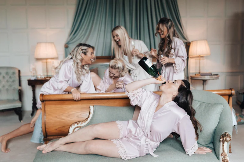 Bridal Prep Wedding Day Bridesquad James Fear