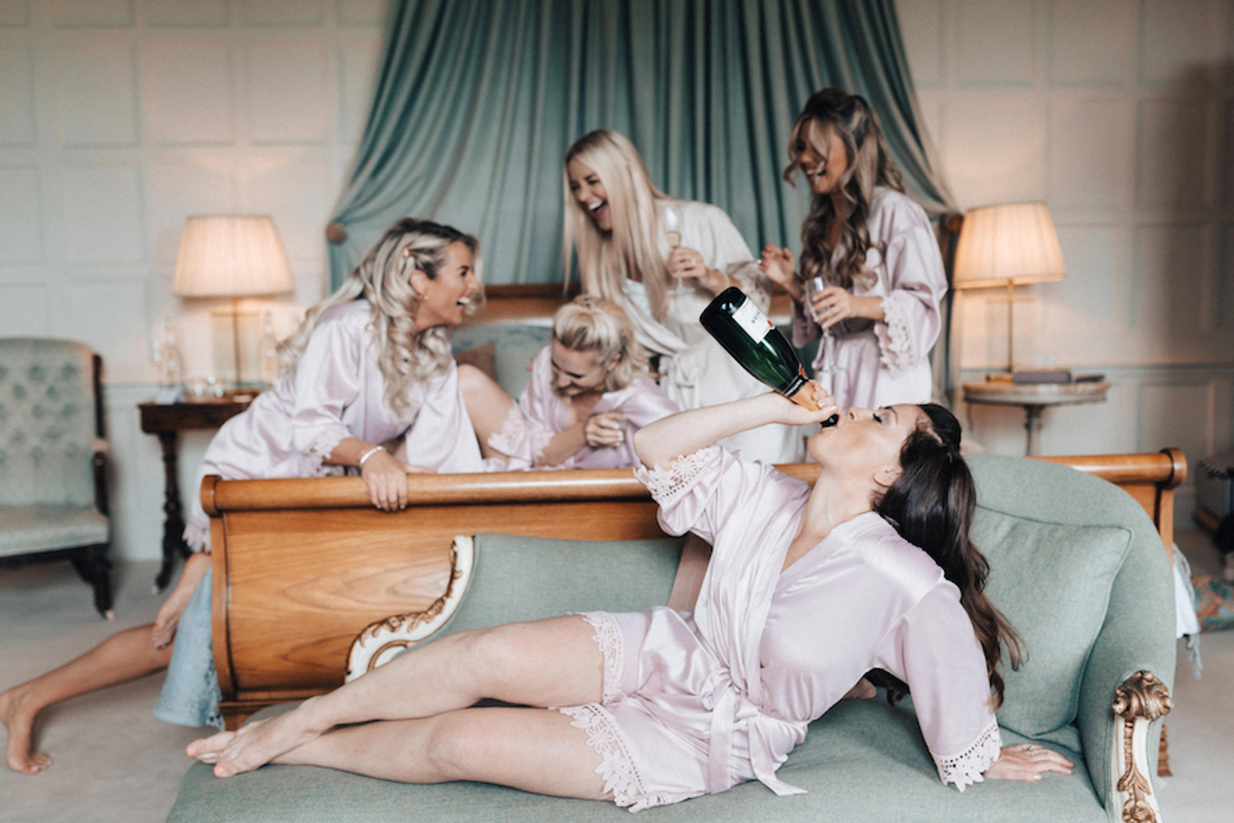Bridal Prep Wedding Day Bridesquad James Fear
