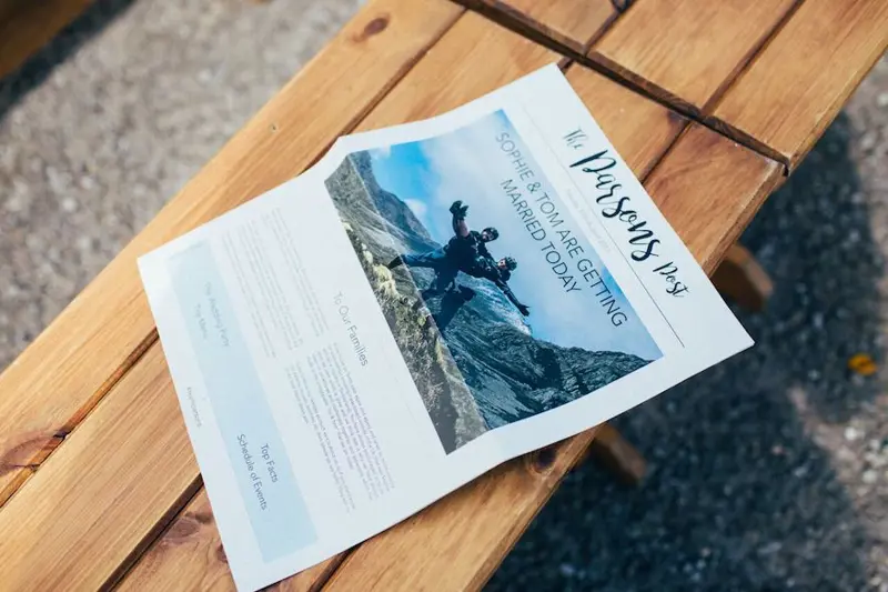 Travel Themed Wedding Magazine