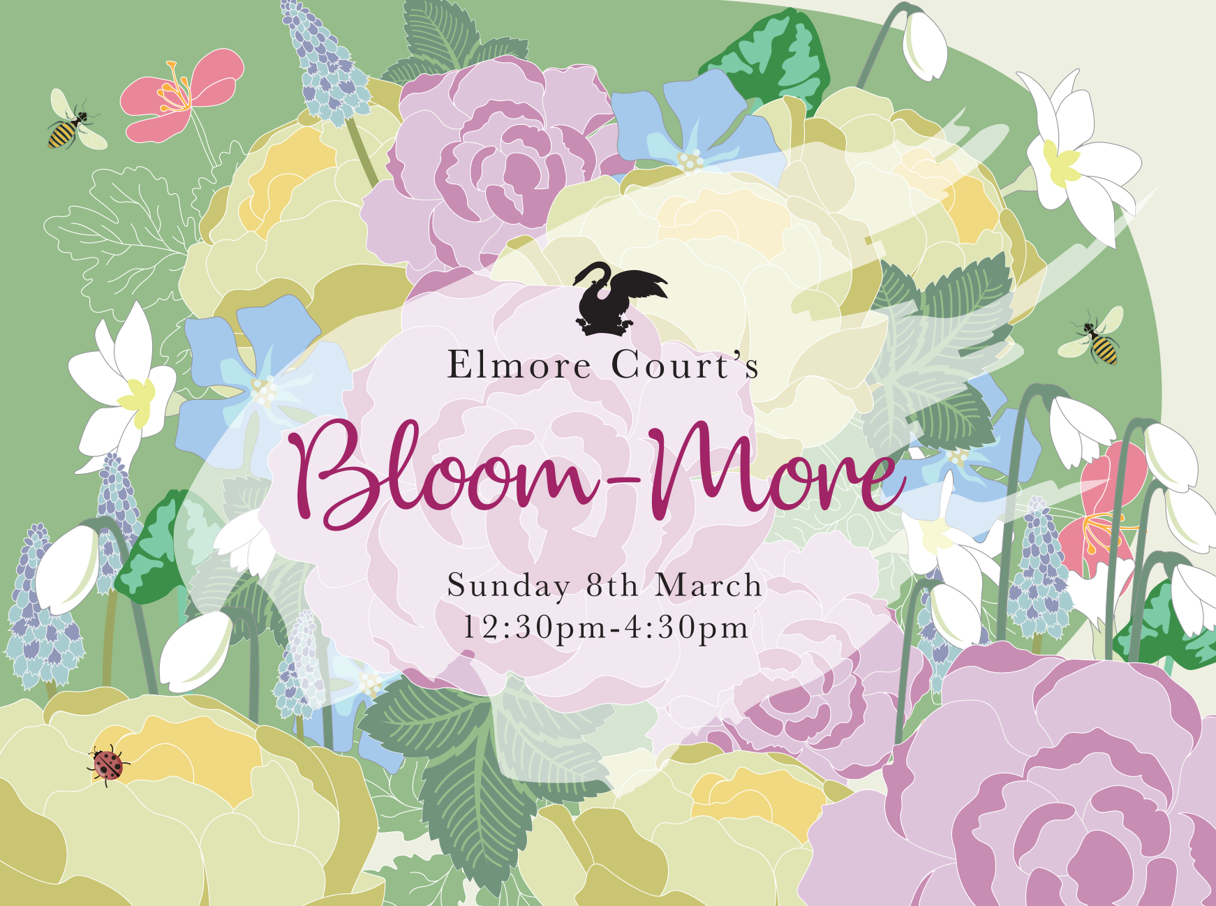 Wedding fair flyer at Elmore Court