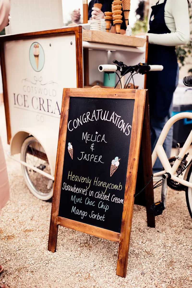 Fun Wedding Food Ice Cream