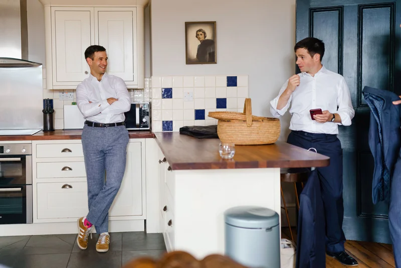 Jewish Groom Wedding Morning