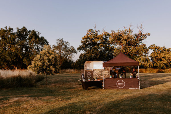 Dough Wood Fired Pizza Elmore Court Setup