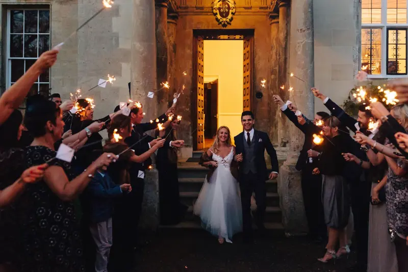 Sparklers Real Wedding Elmore