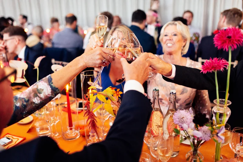 Colourful Wedding Dinner