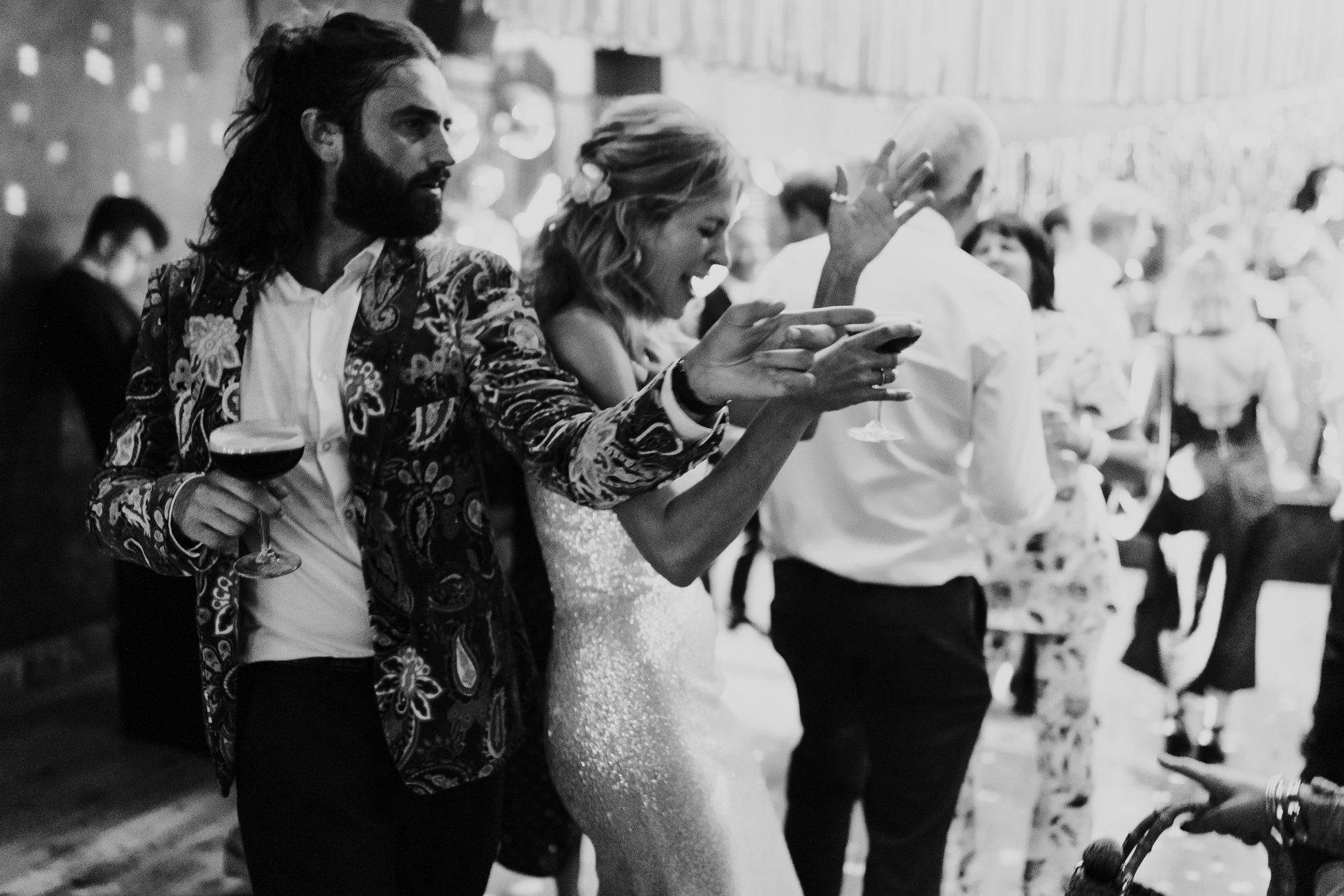 Colourful Party Wedding