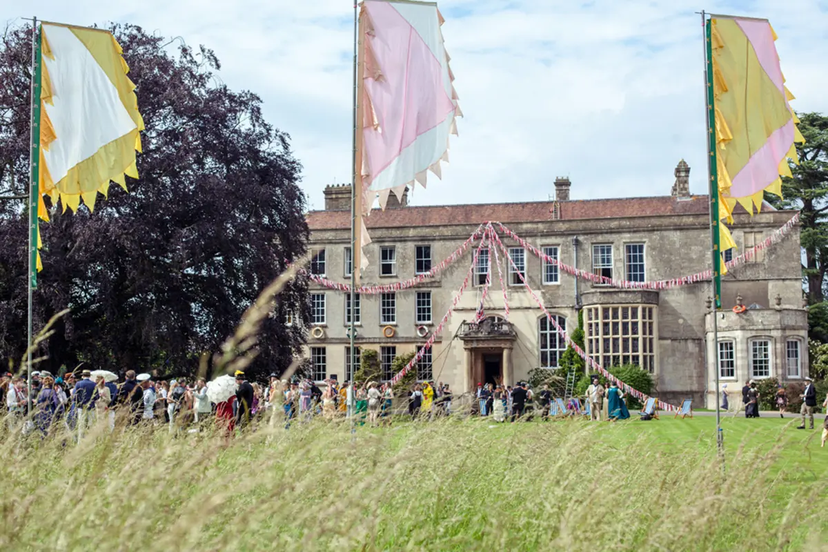 Festival Wedding Venue Uk Flags