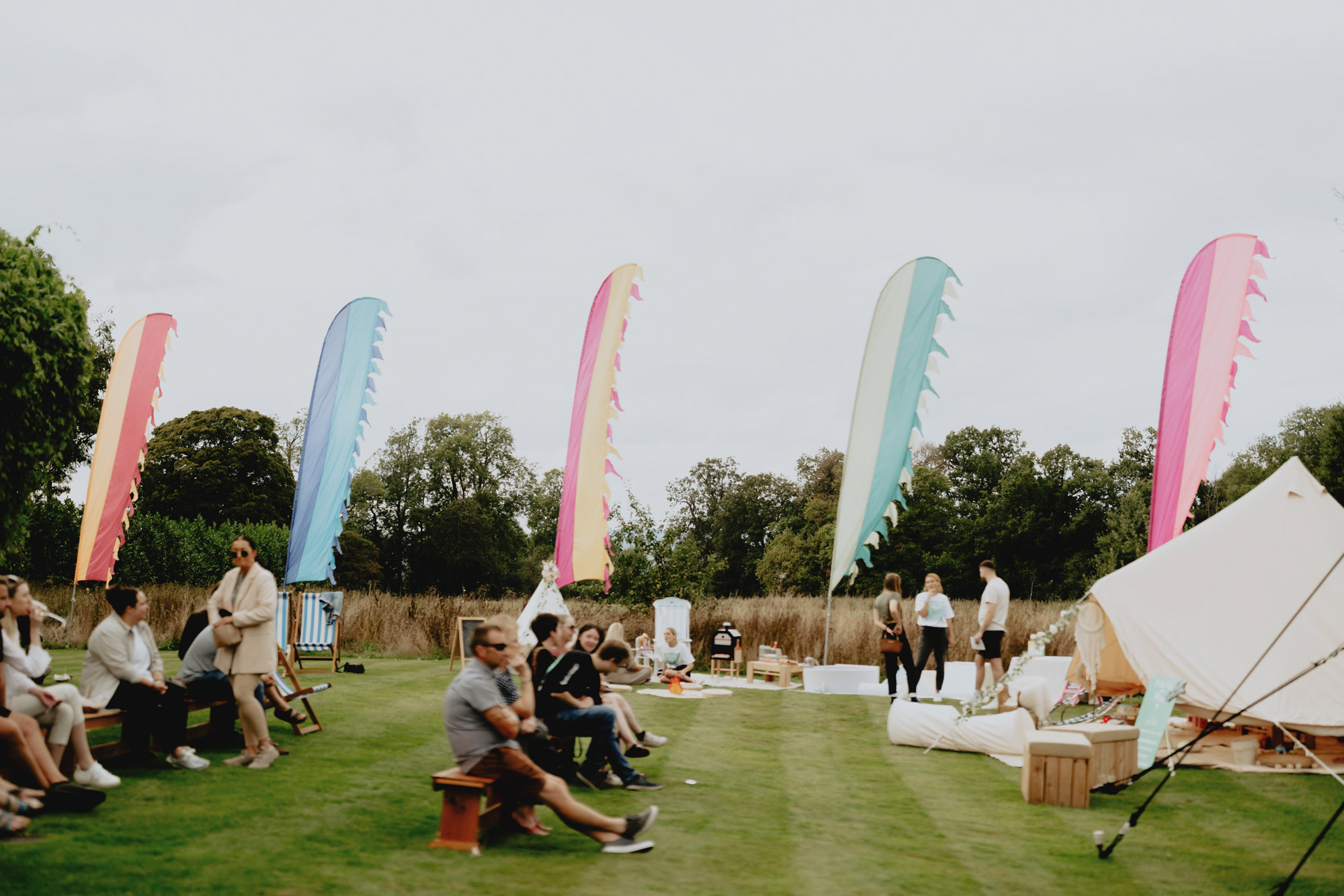 Festival wedding venue elmore court puts on the best wedding fairs in the uk