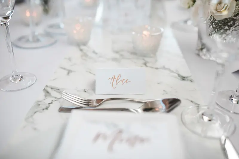 2019Wedding Styles Marble Effect