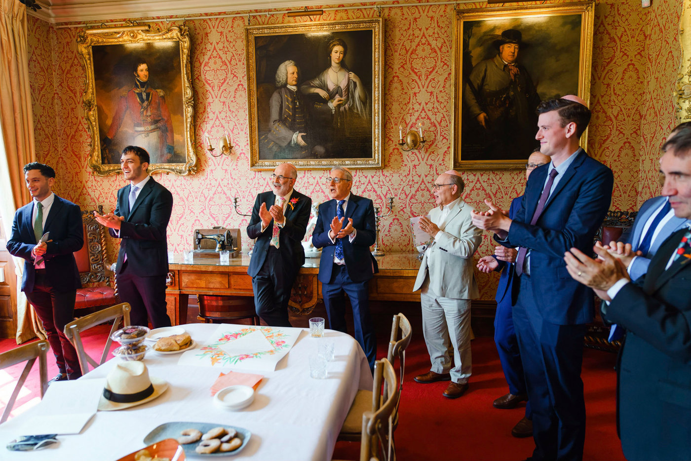 Clapping At Tish Jewish Wedding