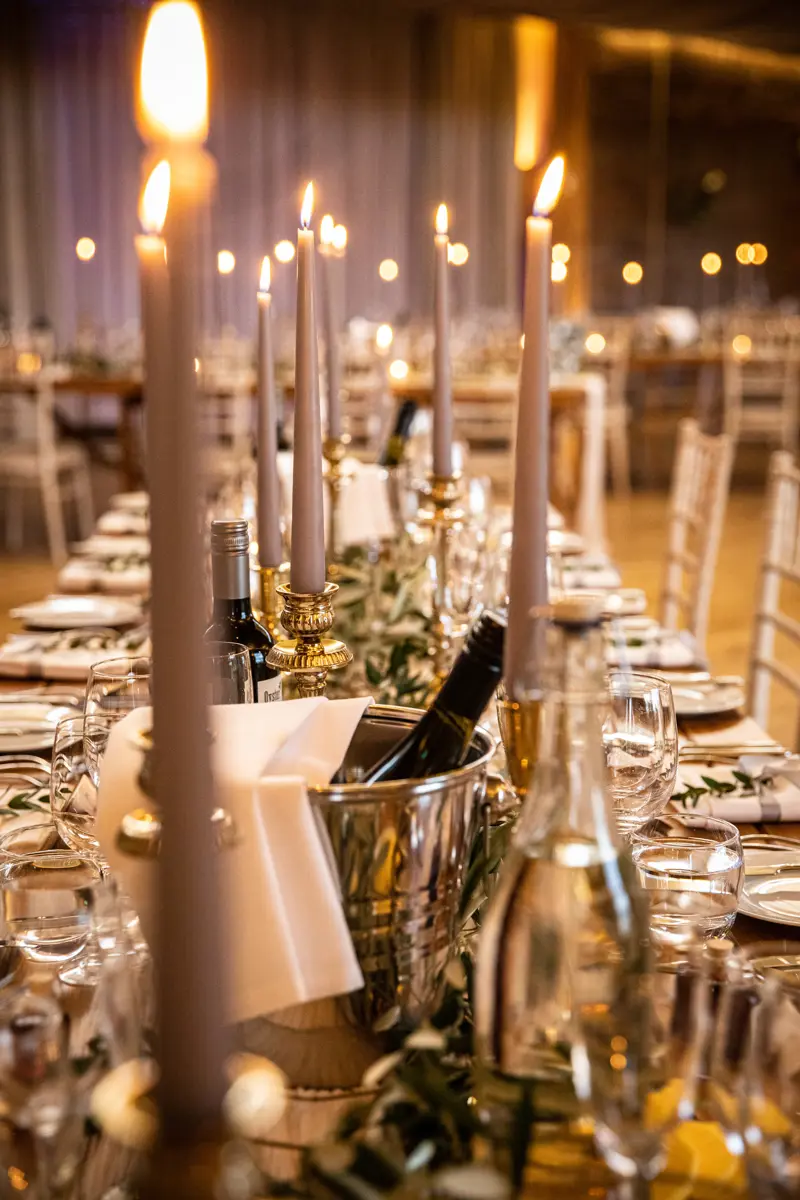 Winter Wedding Tablescape