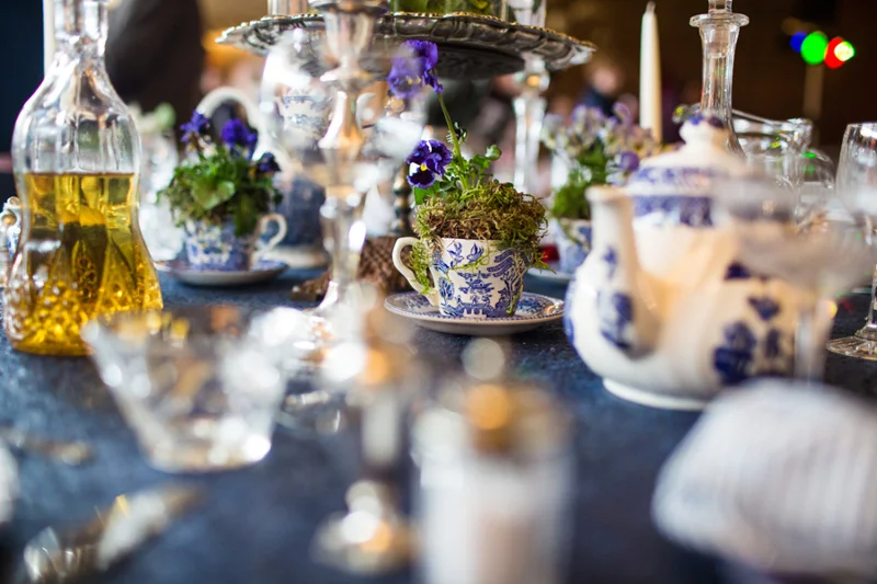 Outdoors In Wedding Flowers