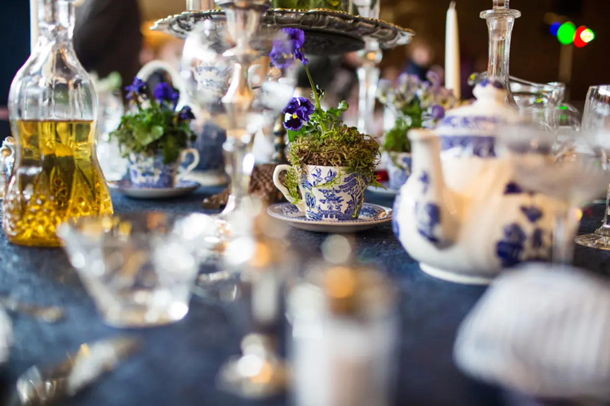 Outdoors In Wedding Flowers