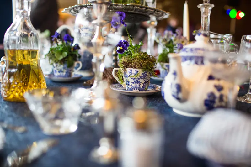 Outdoors In Wedding Flowers