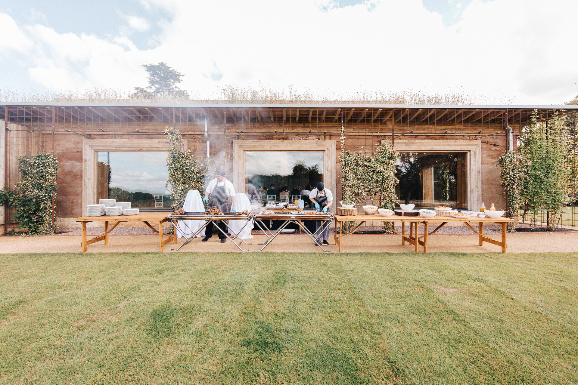 Outdoor Wedding Food