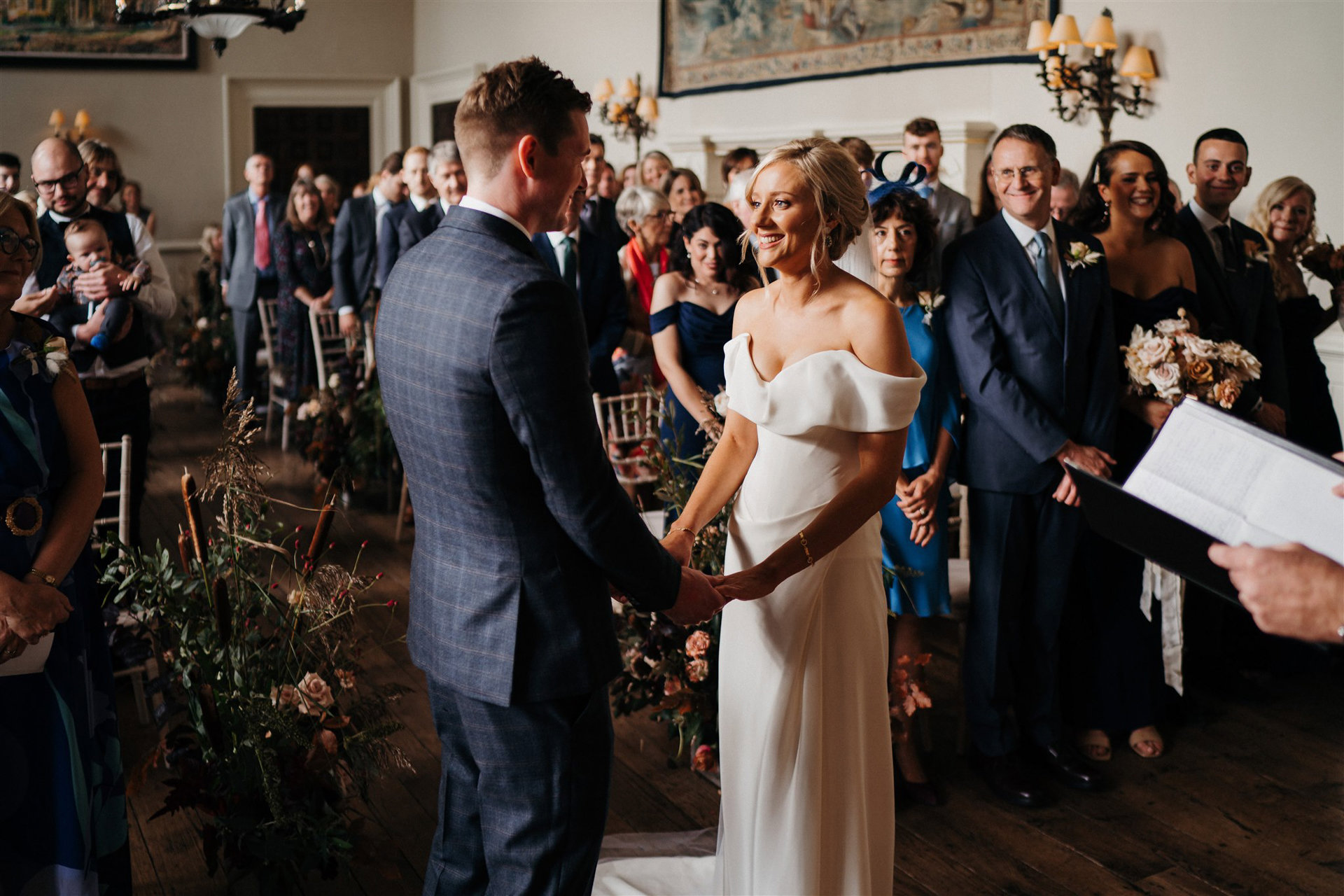 October Wedding Couple