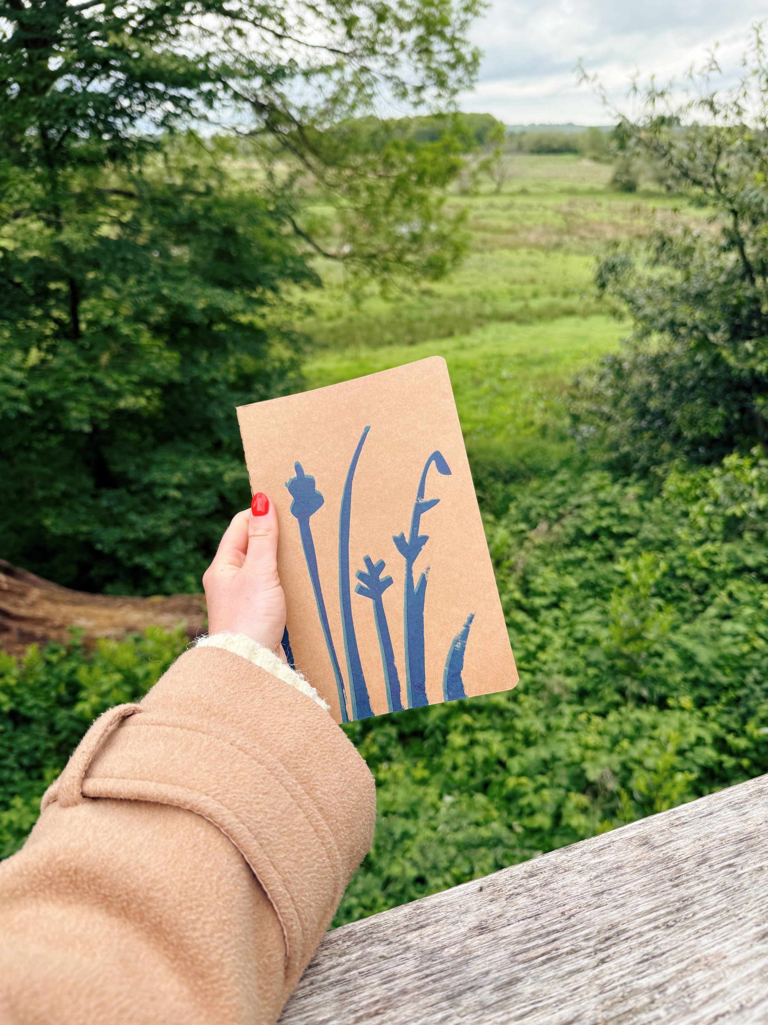 Earth minutes journaling in the wild