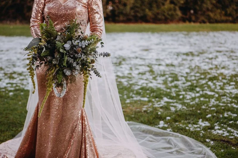 Simple Bridal Bouquet Foliage