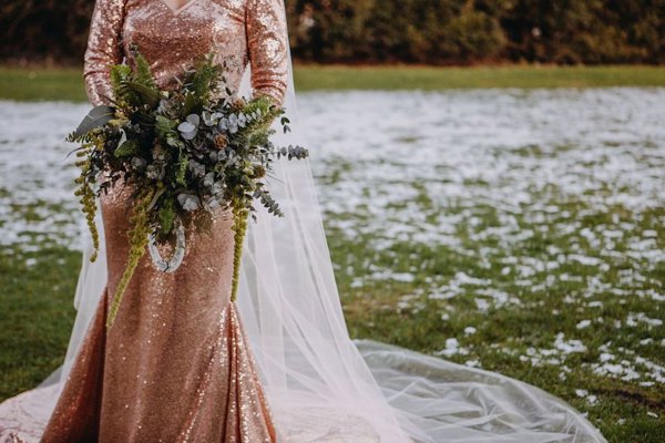 Simple Bridal Bouquet Foliage