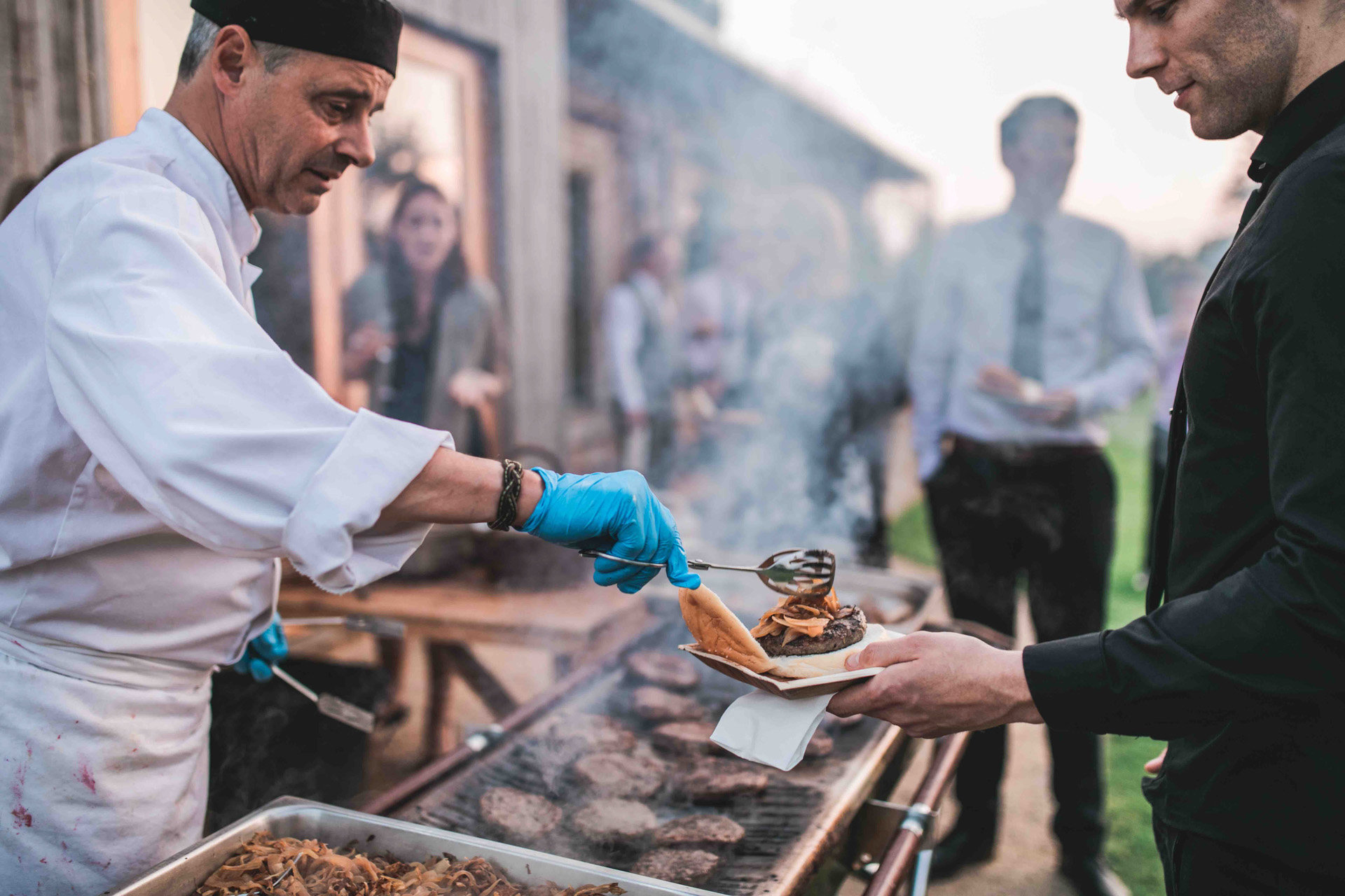 Bbq Wedding Outdoors