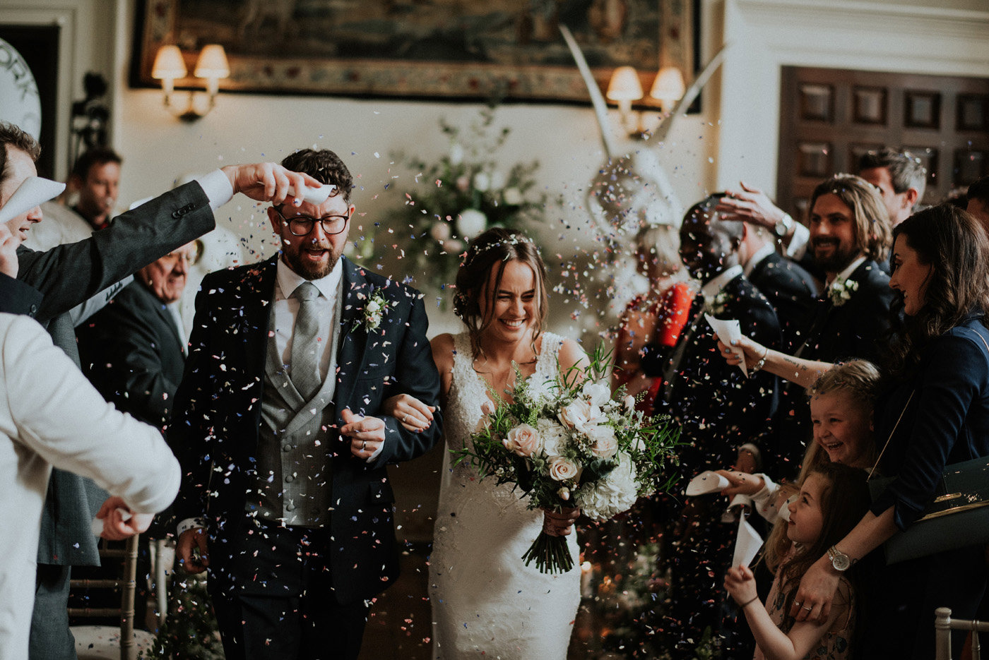 Festival Wedding Just Married