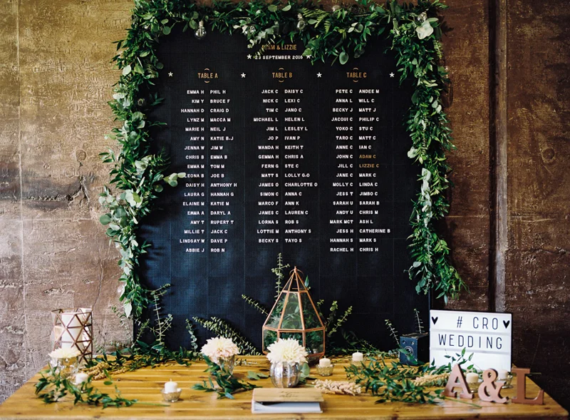 Greenery Wedding Colours