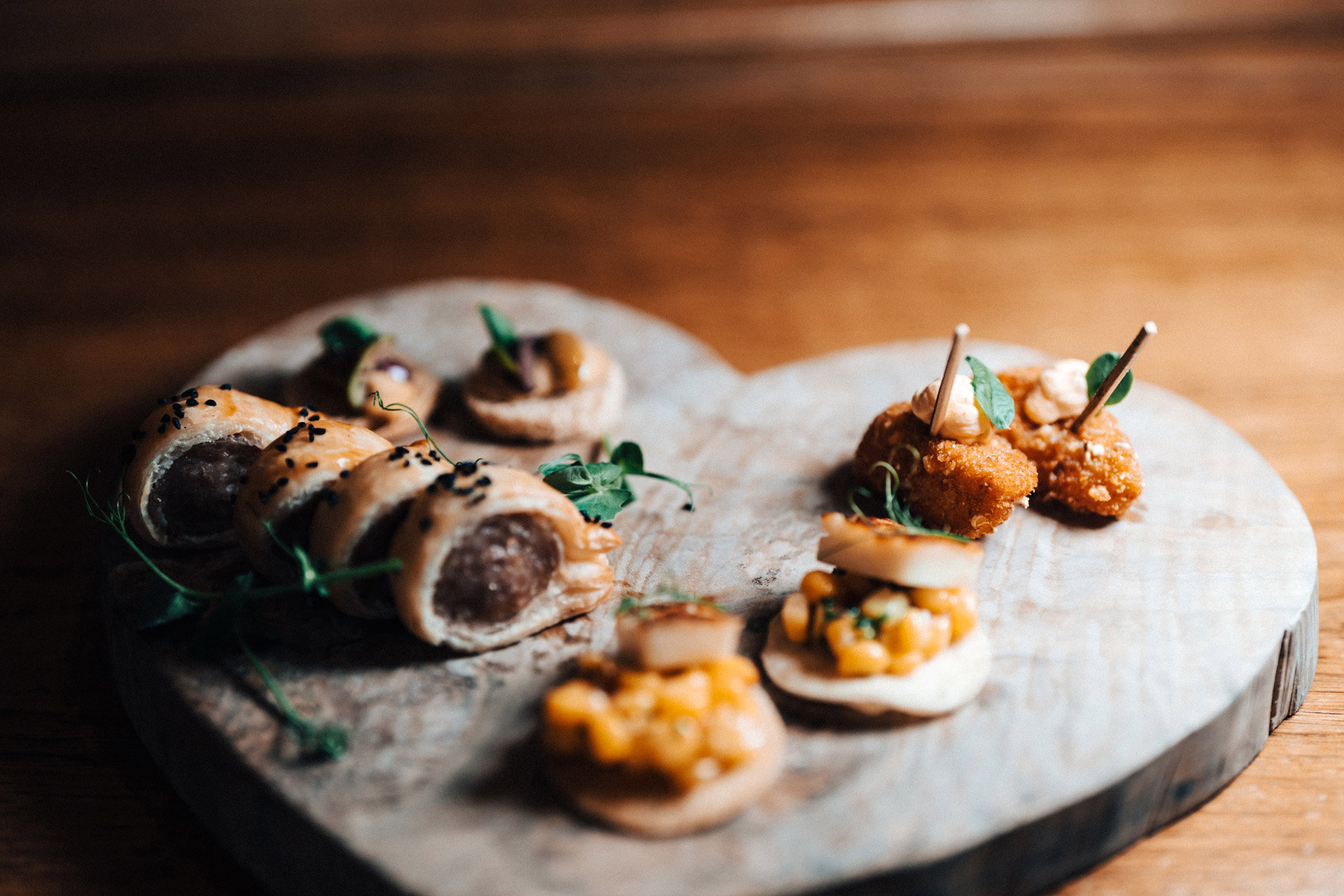 September Wedding Food