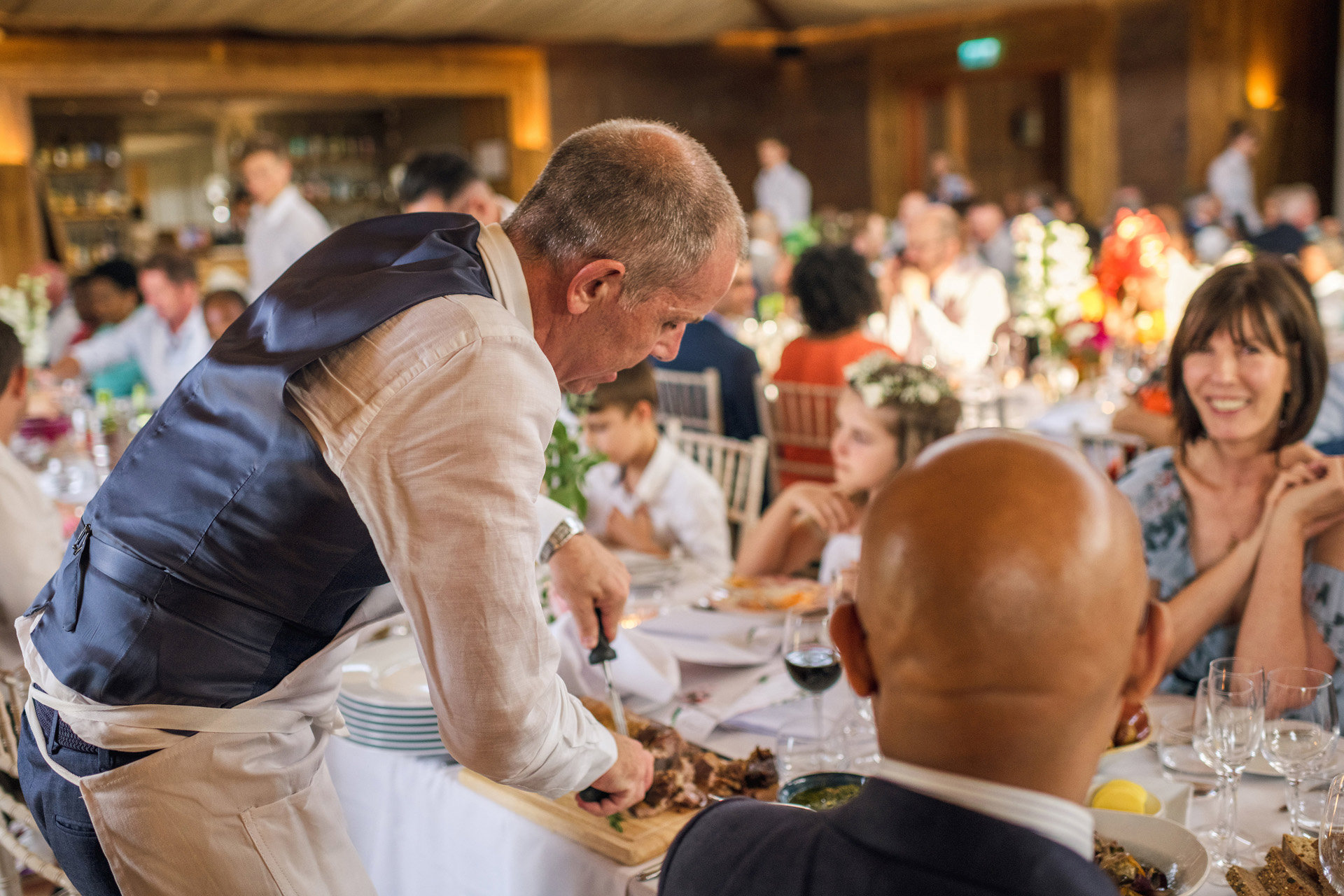 Gay wedding party with lots of guests