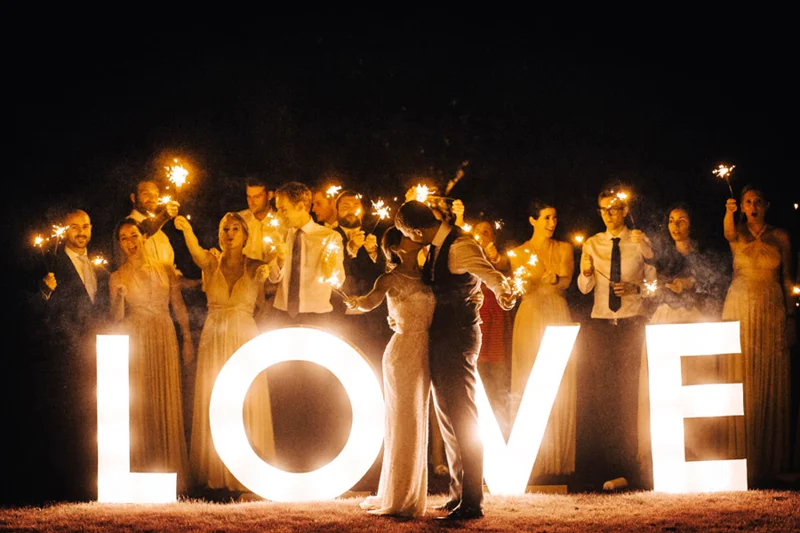 Outdoor Wedding Lighting