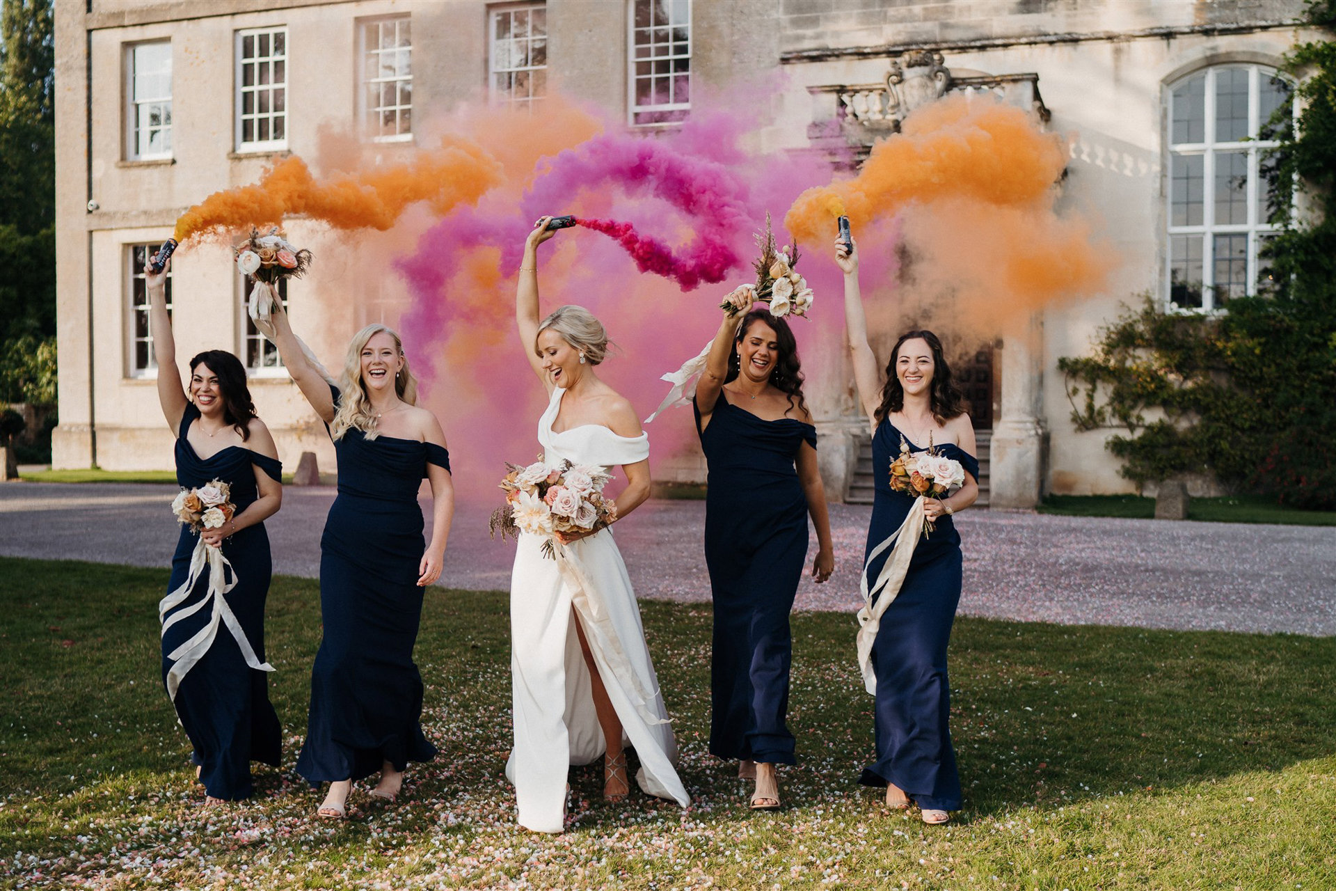 Autumn Wedding Smokebomb
