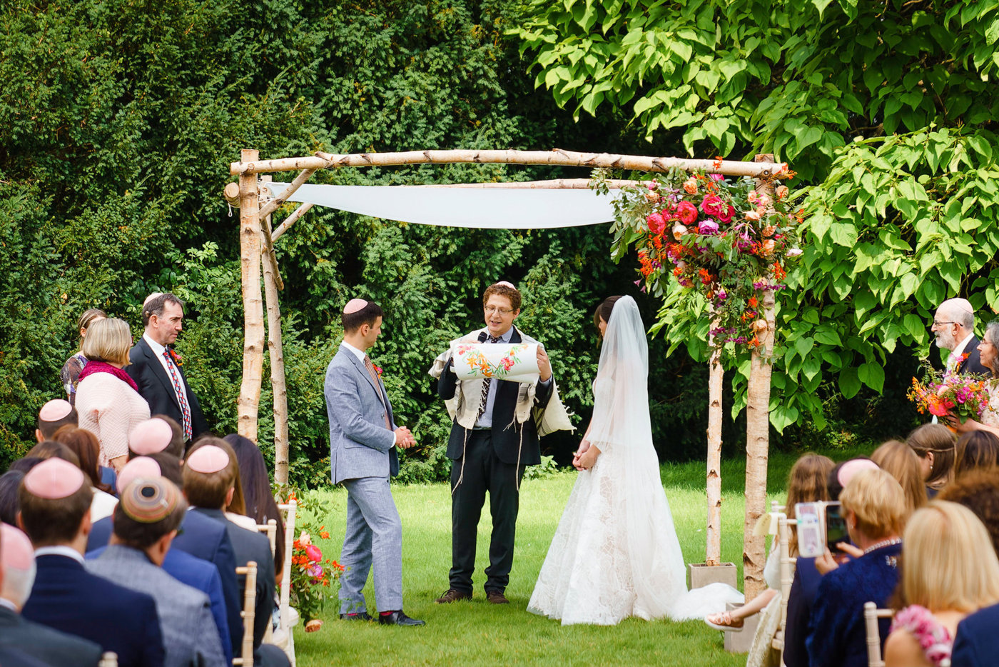 Jewish Ceremony Under Chuppah