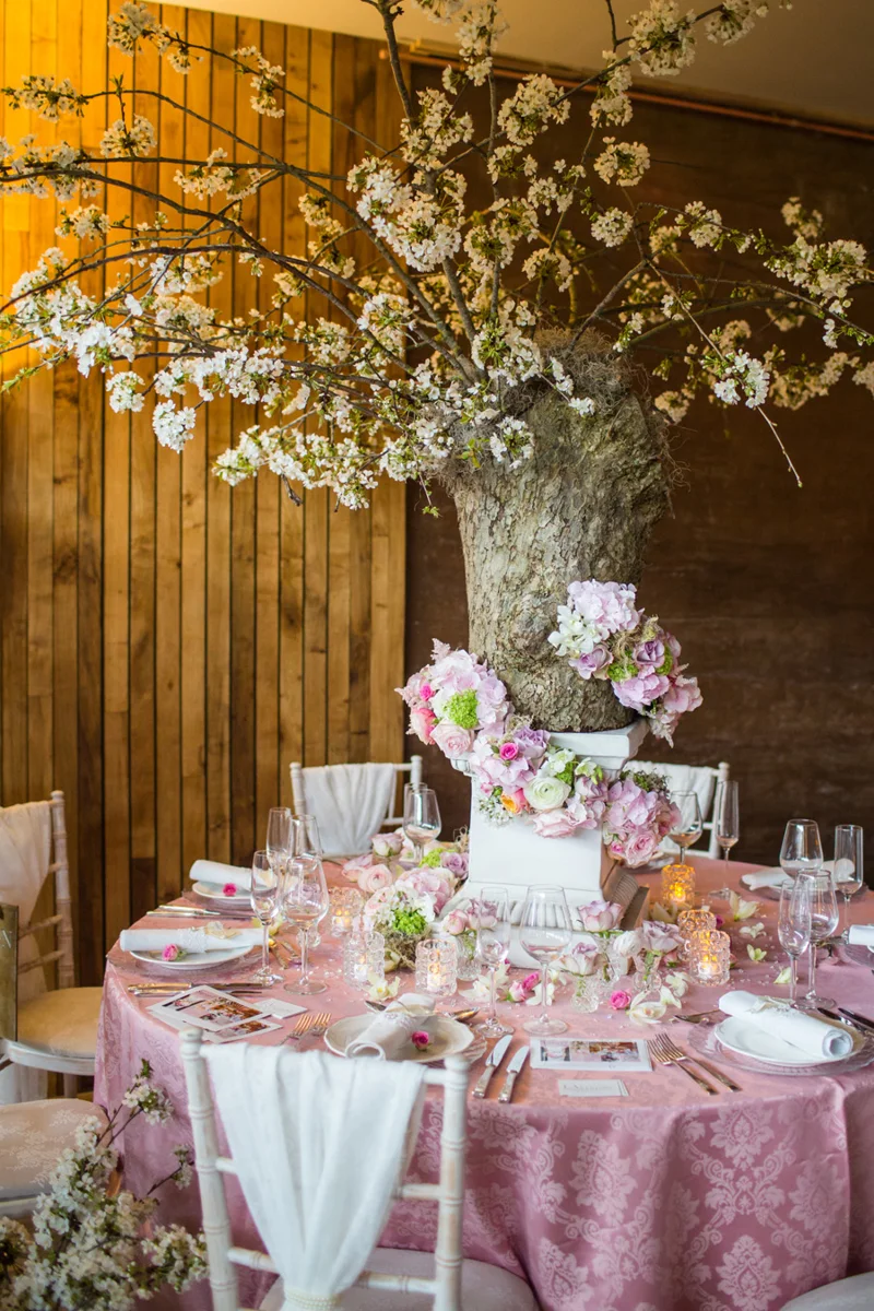 Outdoors In Wedding Tables Tree