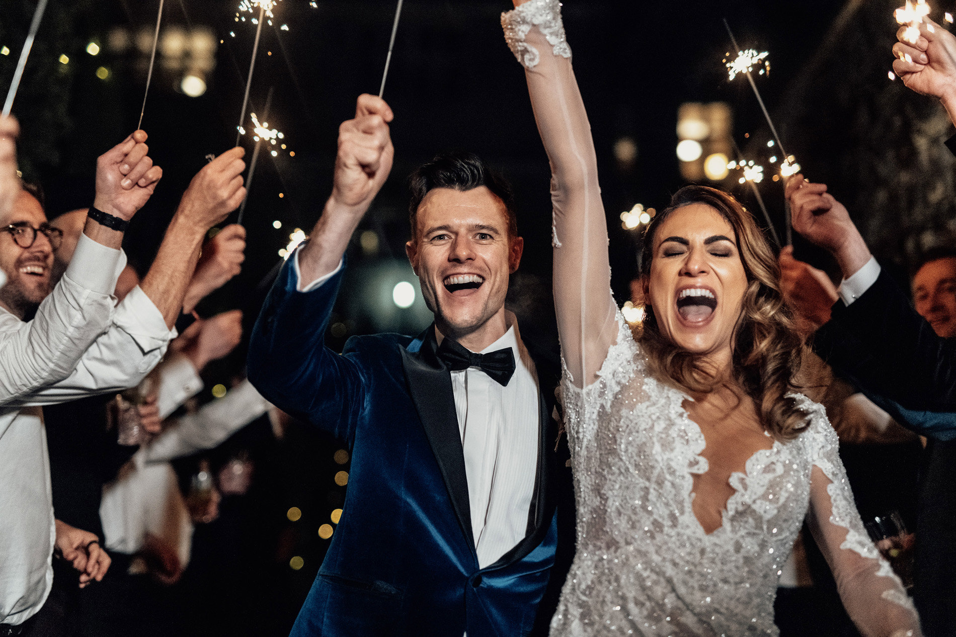 Rocking Attitude Bride Groom