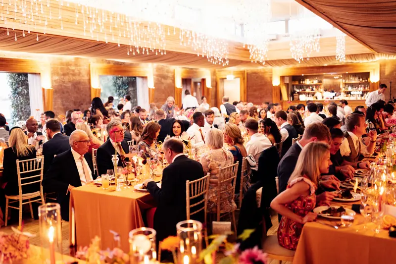 Colourful Wedding Reception Venues