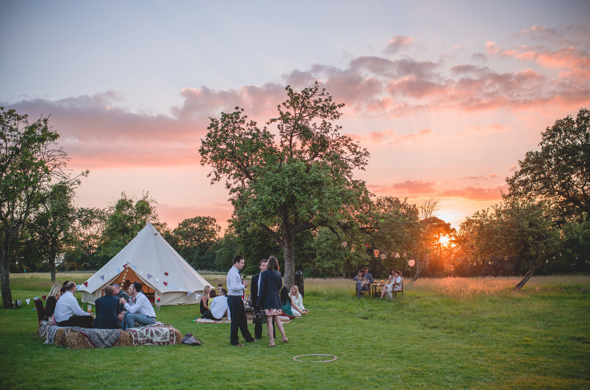 Outdoor Wedding Evening
