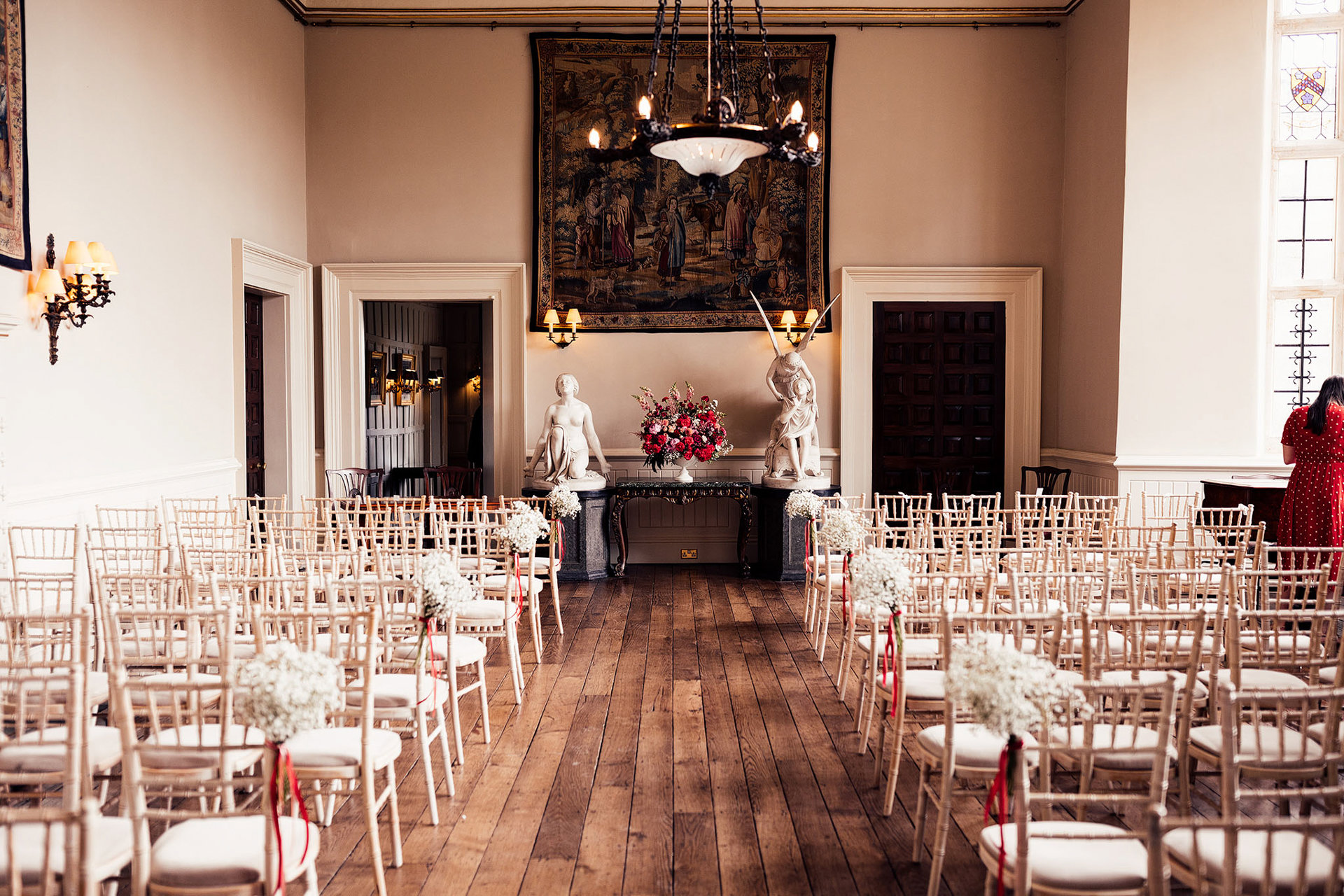 Pink Red White Wedding