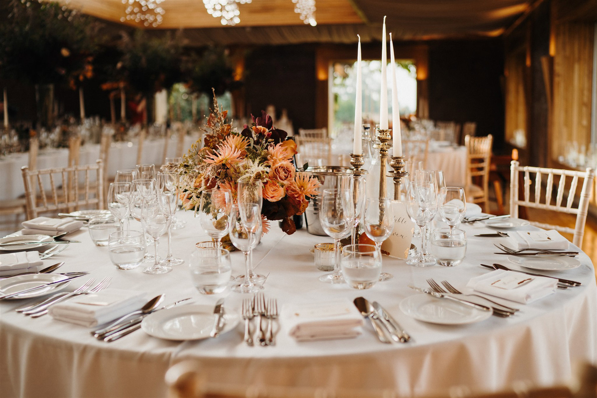 Autumn Wedding Tablescape
