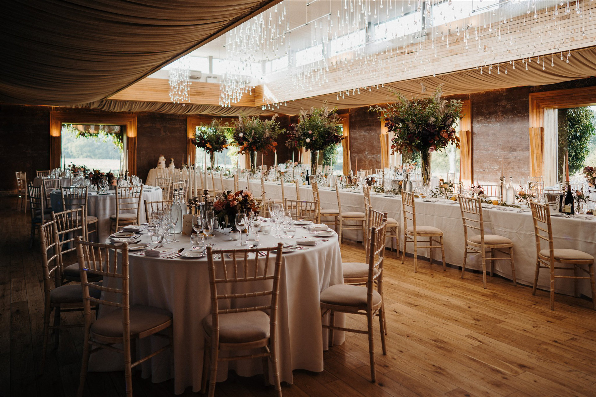 Autumnal Wedding Reception