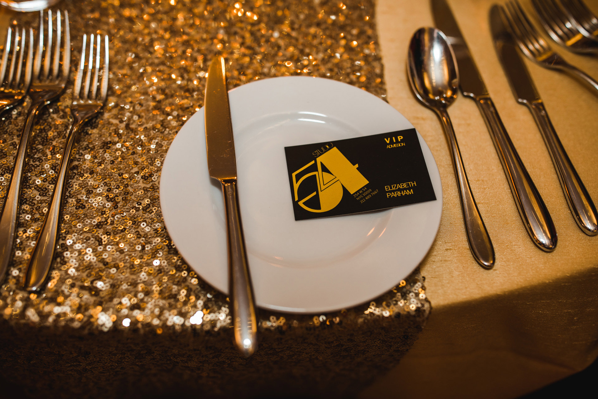 Studio 54 Wedding Theme